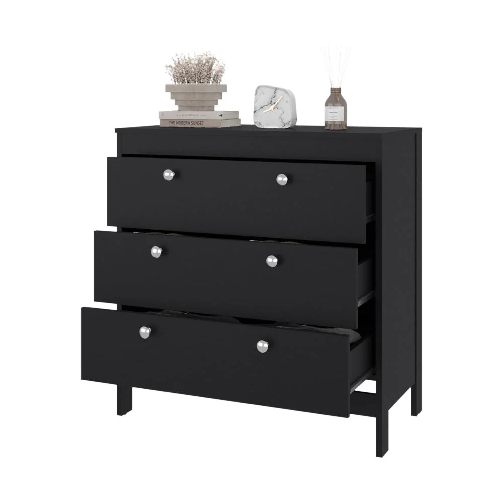 Organizador Newcastle, Wengue, Con tres cajones  ZF - Image 2