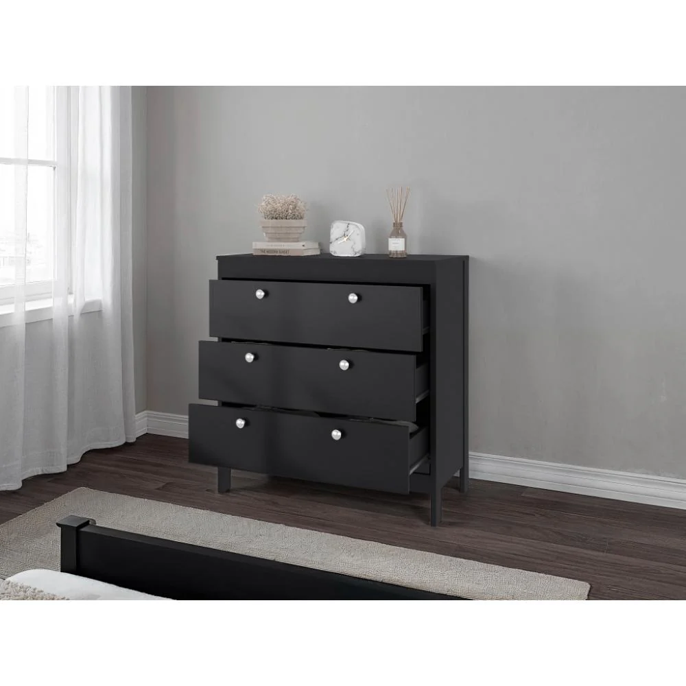 Organizador Newcastle, Wengue, Con tres cajones  ZF - Image 5
