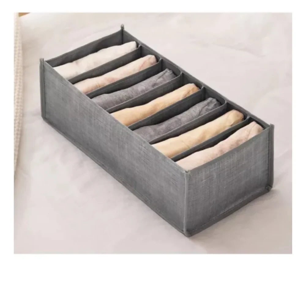 ORGANIZADOR PARA ROPA CAMISAS PANTALONES 7 DIVISIONES GRIS - Image 5