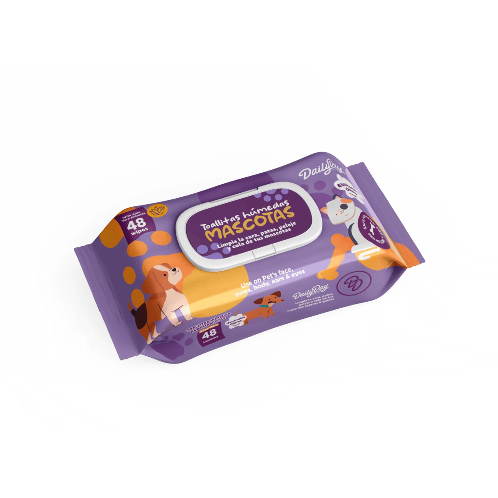 PANITOS HUMEDOS MASCOTAS DD 48UND