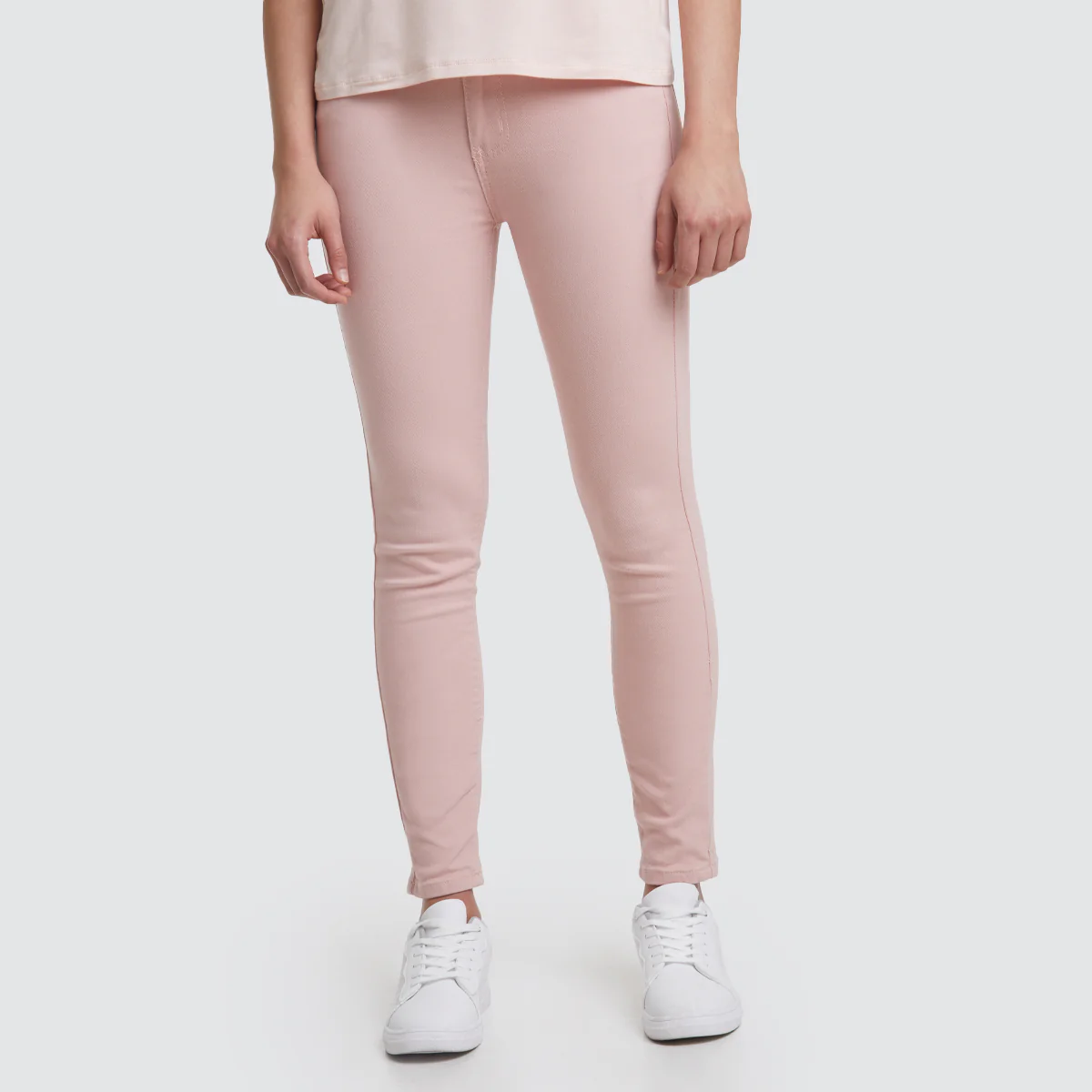 PANTALON DE MUJER DRIL UNICOLOR 5 BOLSILLOS 40070311 - Image 2