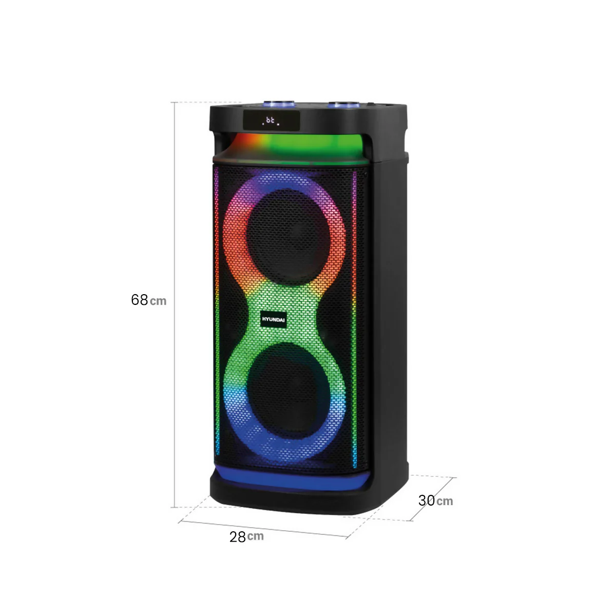PARLANTE MULTIMEDIA HYUNDAI 150 WATTS FM BLUETOOTH HYSPBT22 - Image 2