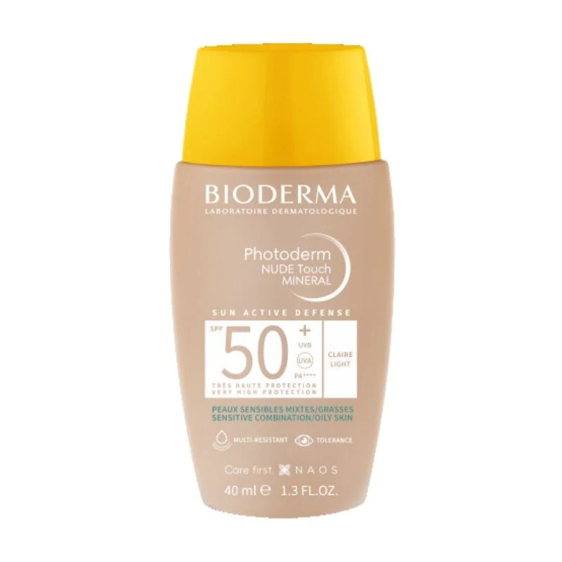 PHOTODERM NUDE TOUCH MINERAL TONO CLARO LIGHT SPF 50+ X 40ML