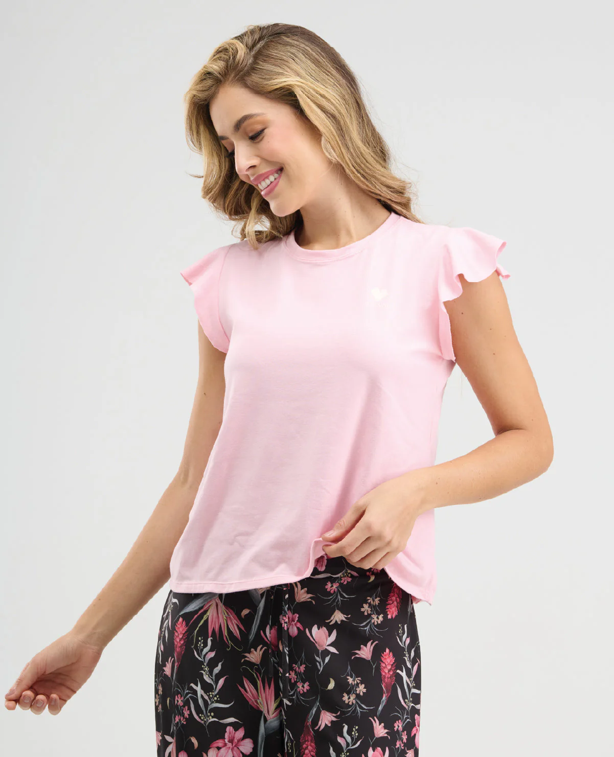 PIJAMA DE PANTALĂN | MANGA CORTA | ESTAMPADA - Image 4