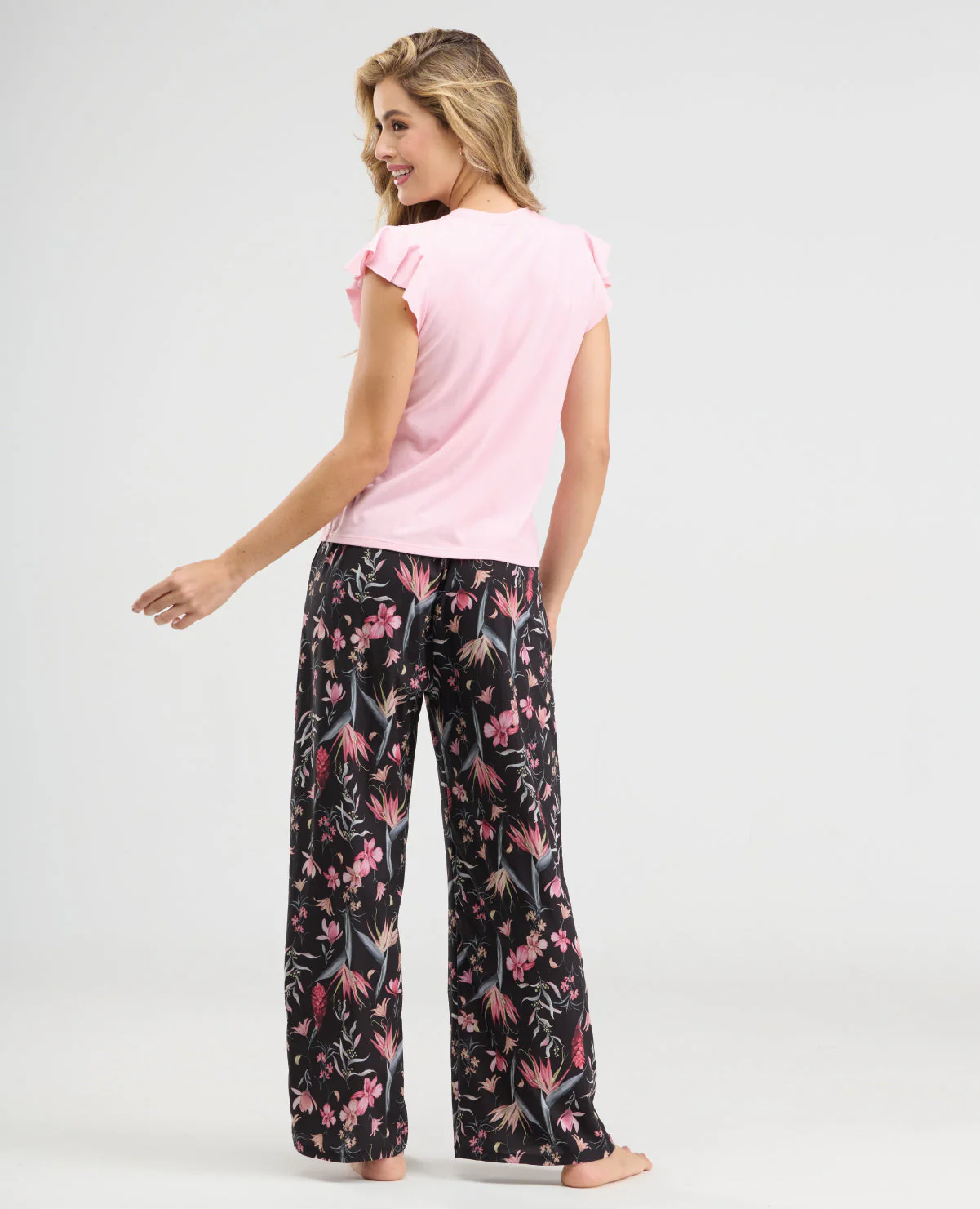PIJAMA DE PANTALĂN | MANGA CORTA | ESTAMPADA - Image 5