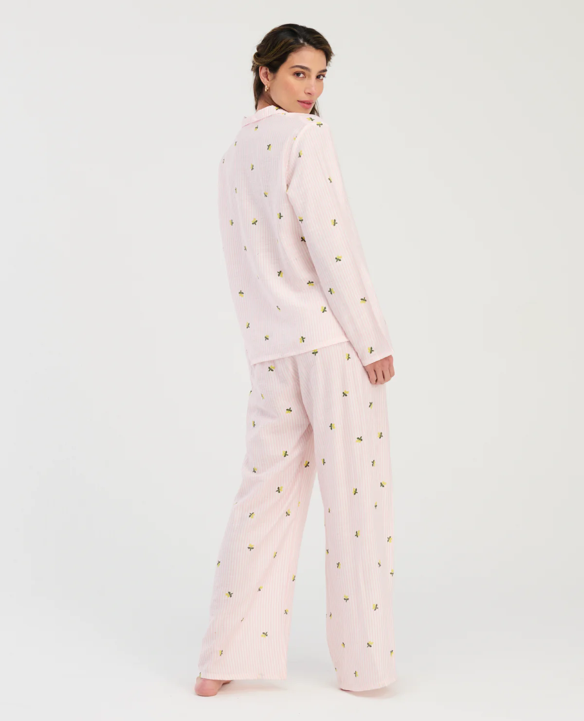 PIJAMA DE PANTALÓN | MANGA LARGA | CON BOTONES - Image 3
