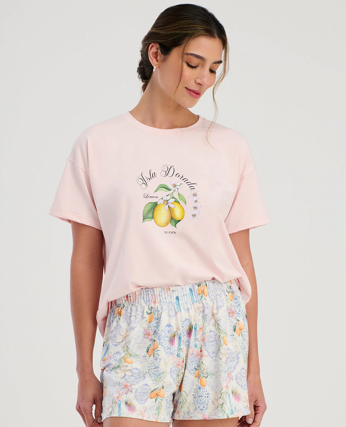 PIJAMA DE SHORT | MANGA CORTA |ESTAMPADO