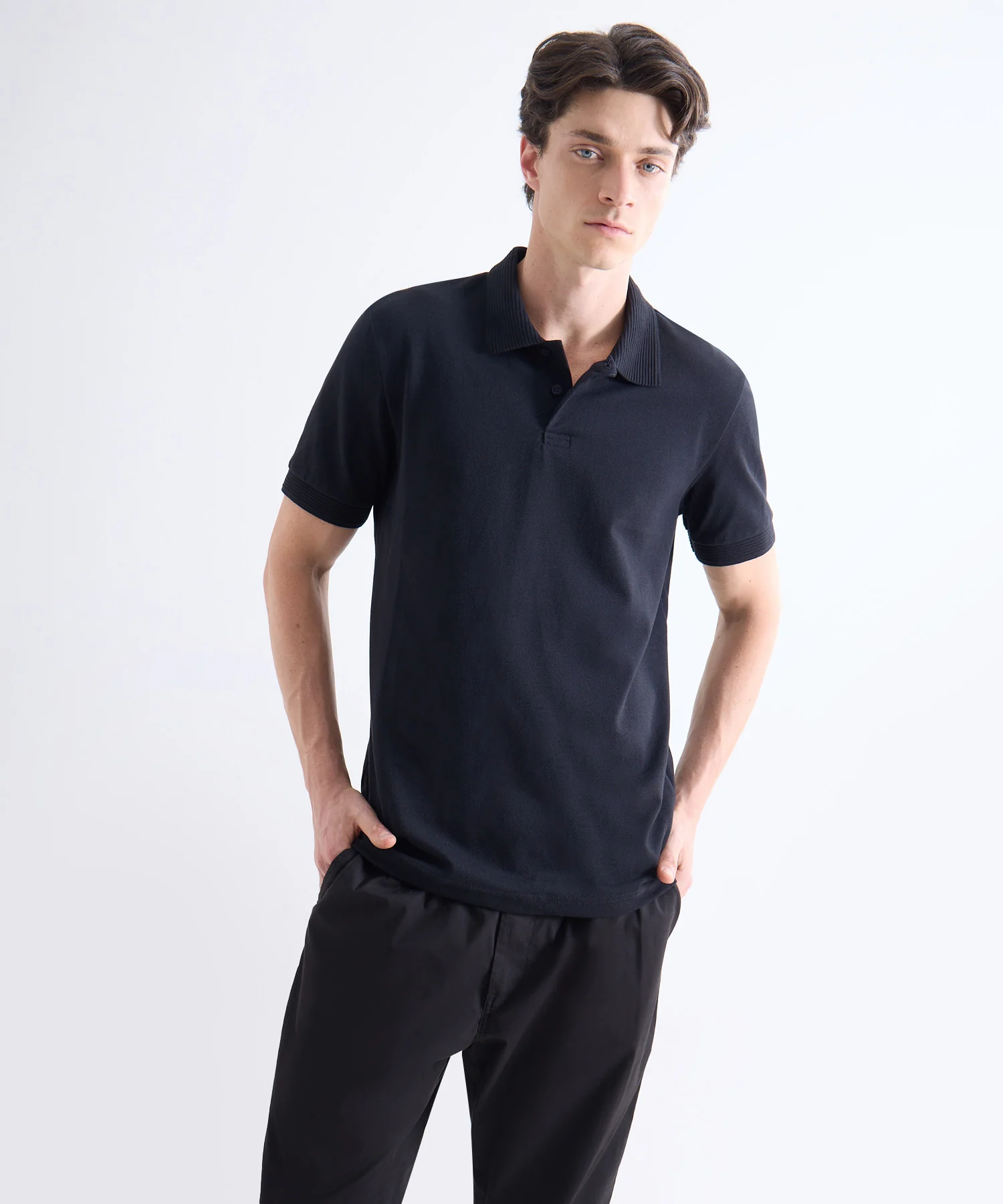 POLO CUELLO TEJIDO SIN BOLSILLO 45110813