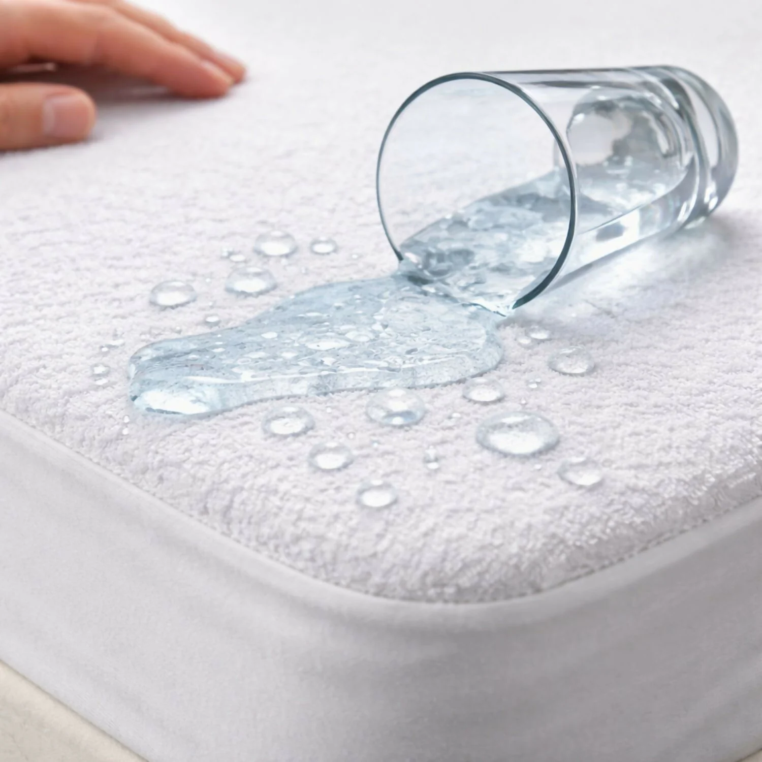 Protector colchón doble 100% impermeable antifluido terry 140x190cm - Image 7