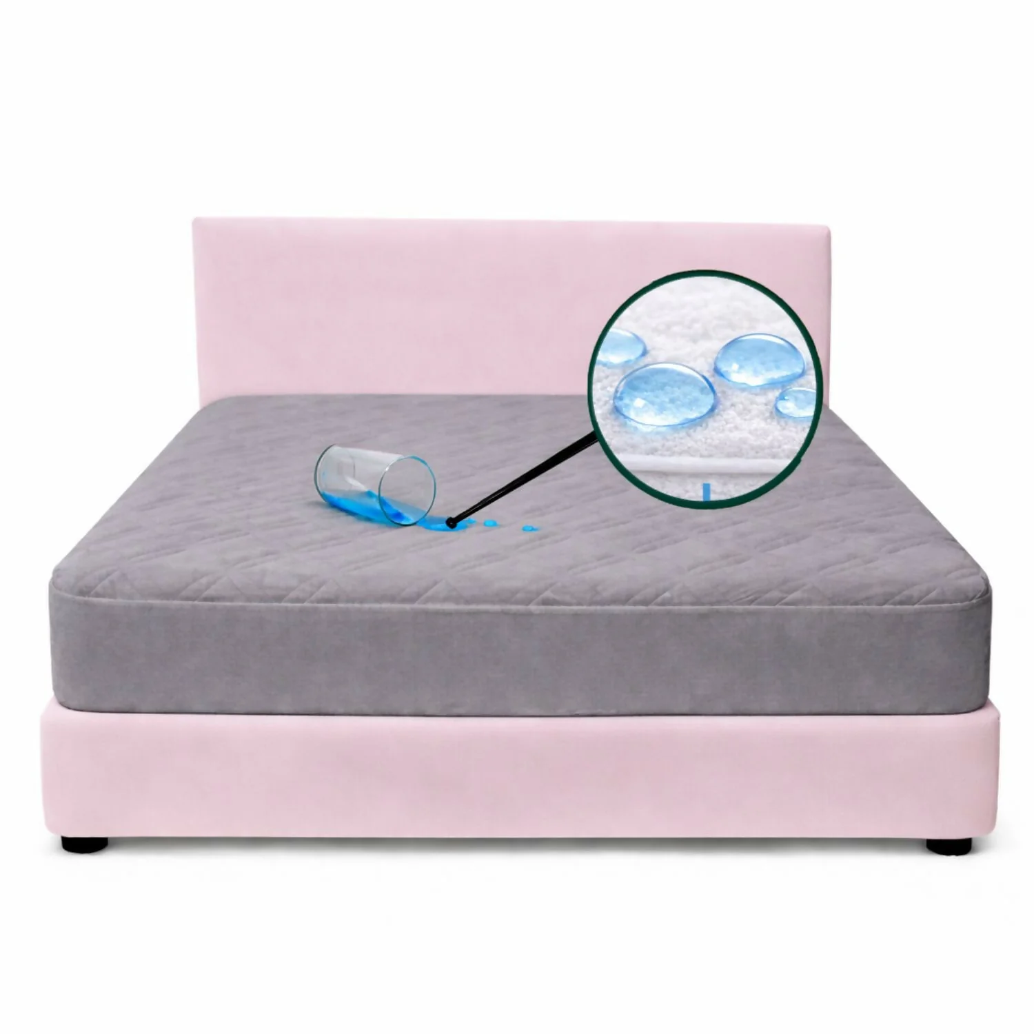 Protector colchon sencillo antifluido 100x190cm - Image 6