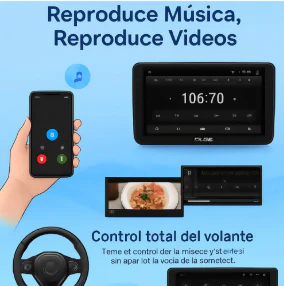 RADIO PANTALLA TÁCTIL ANDROID AUTO CARPLAY 10" GPS CÁMARA - Image 4