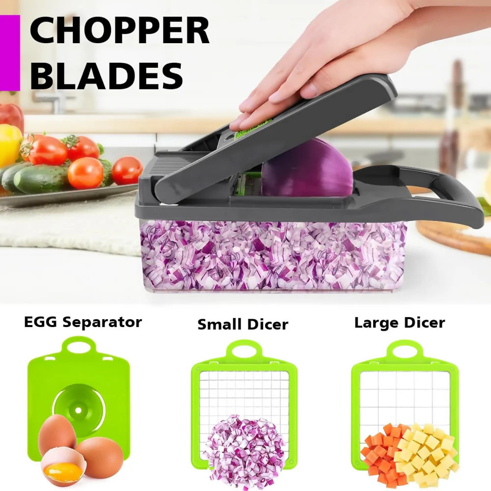 RALLADOR MULTIUSO VEGGIE SLICER PP/ABS VERDE APTO LAVAVAJILLAS - Image 3