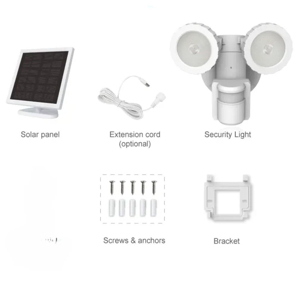 REFLECTOR SOLAR ARTICULADO SENSOR AJUSTABLE 120° LUZ BLANCA - Image 5