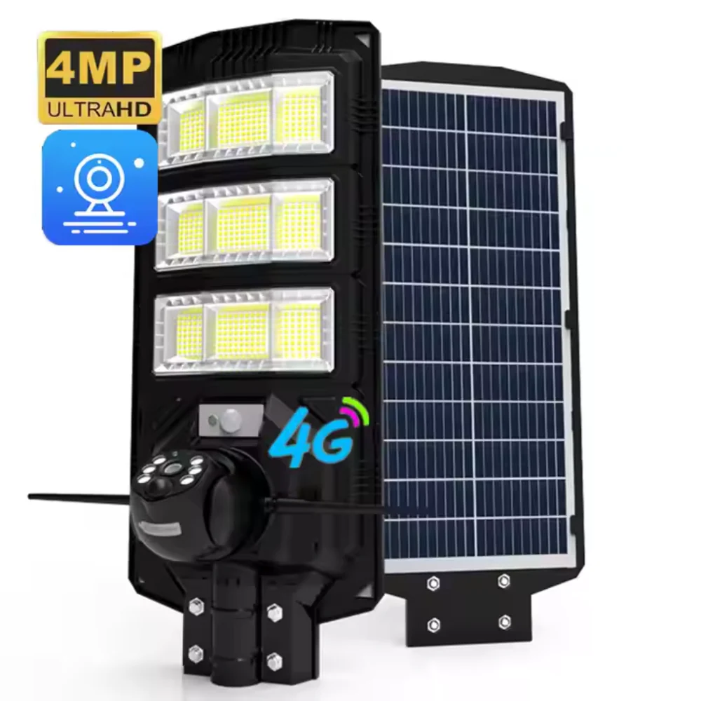 REFLECTOR SOLAR PANEL DE 450W CON CÁMARA PTZ SIM 4G FULL HD - Image 6