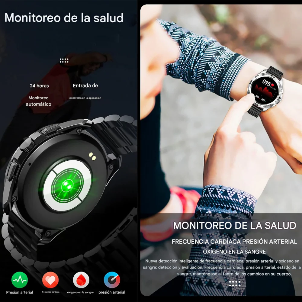 RELOJ INTELIGENTE SMARTWATCH KIELSECT ACTOR LEADING GPS PRO NEGRO - Image 4