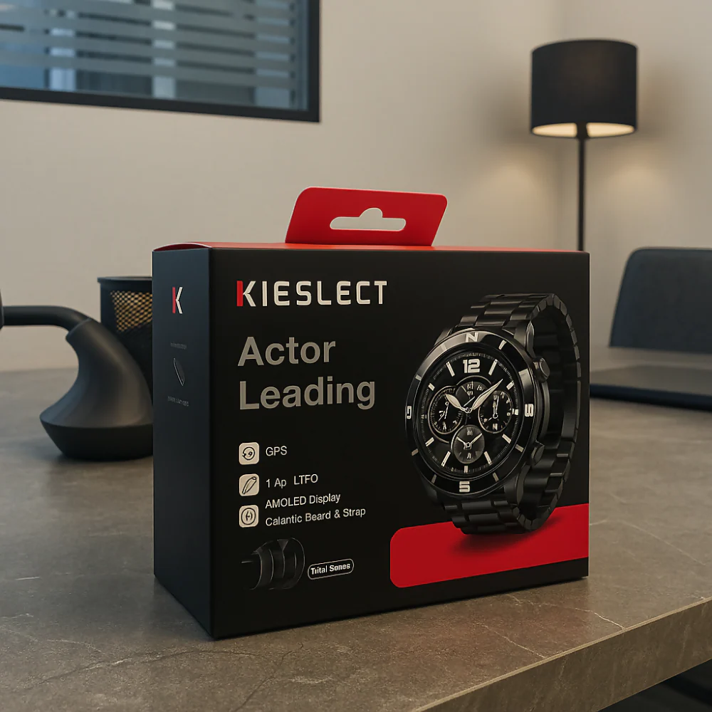 RELOJ INTELIGENTE SMARTWATCH KIELSECT ACTOR LEADING GPS PRO NEGRO - Image 7