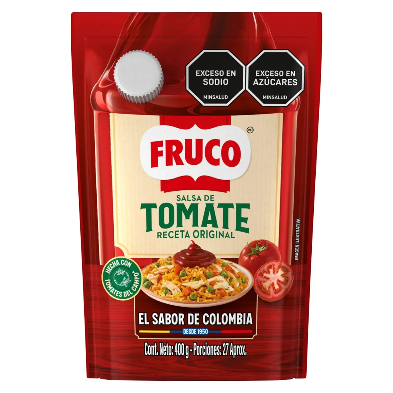 SALSA TOMATE DOYPACK 400 GR