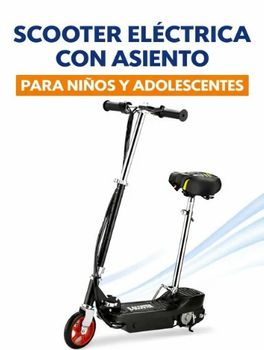 SCOOTER ELÉCTRICA ALTURA GRADUABLE PARA NIÑOS Y ADOLESCENTES - Image 2