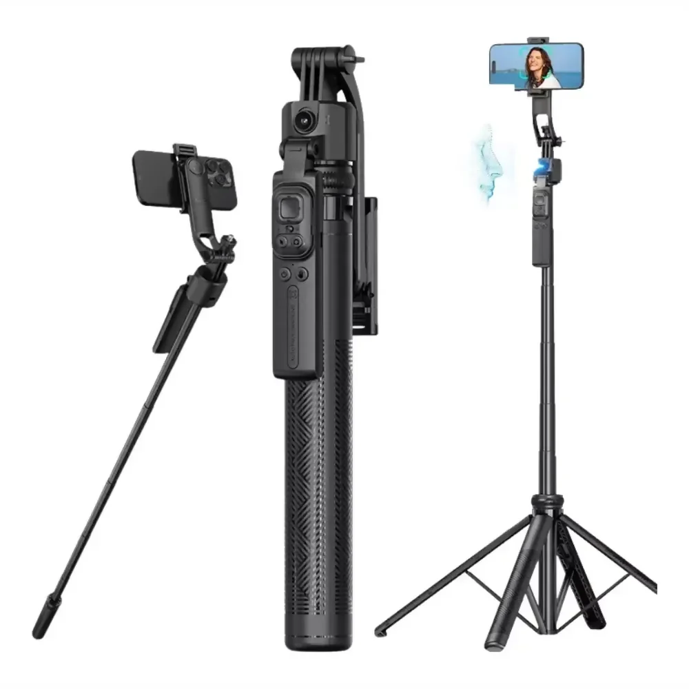 SELFIE TRIPODE PARA CELULAR RECONOCIMIENTO FACIAL IA GYMBAL