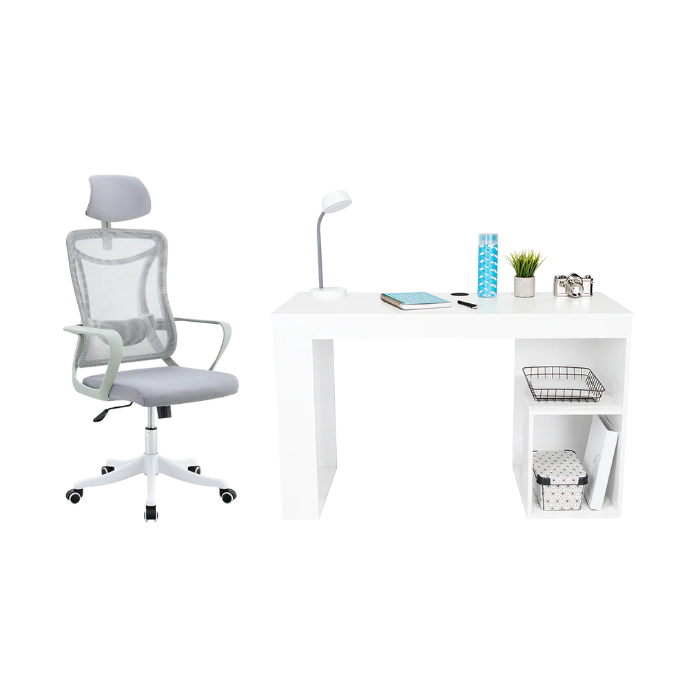 Combo para Oficina Confort, Incluye Escritorio y Silla de Escritorio
