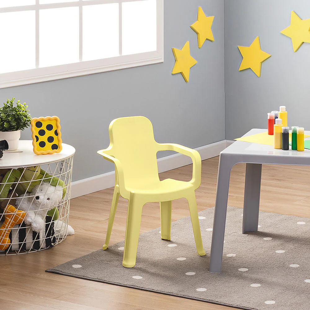 Silla Kinder Infantil, Amarillo - Image 3