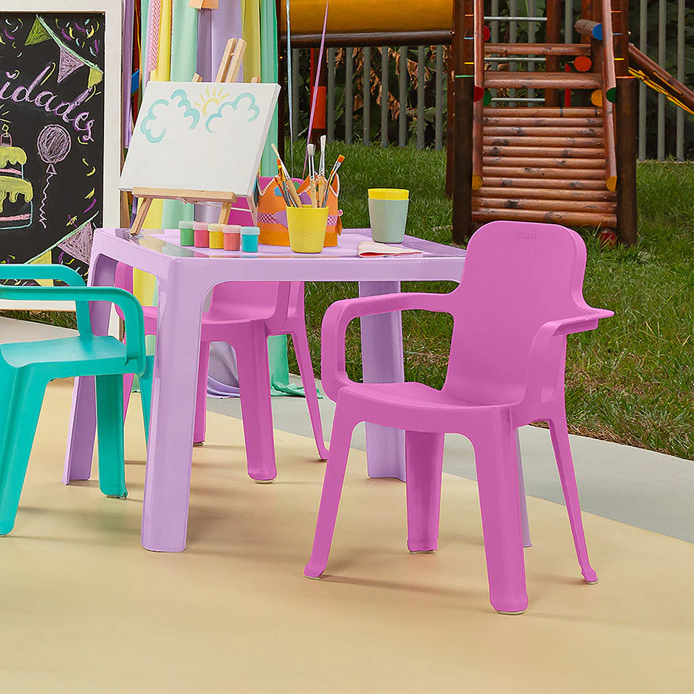Silla Kinder Infantil, Rosado Fuerte - Image 3