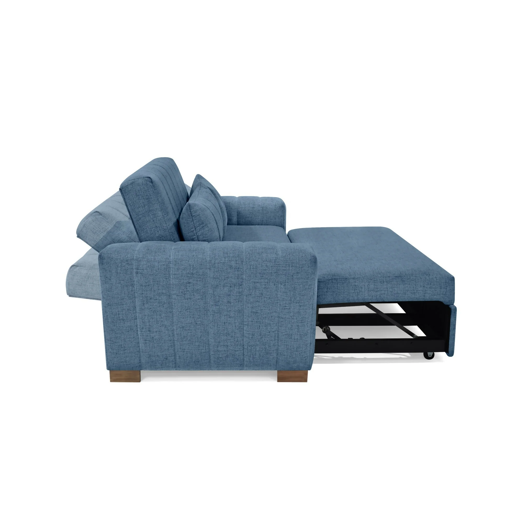 SOFA CAMA 2 PUESTOS HANNOVER 160X89X85 TELA INDIGO - Image 2