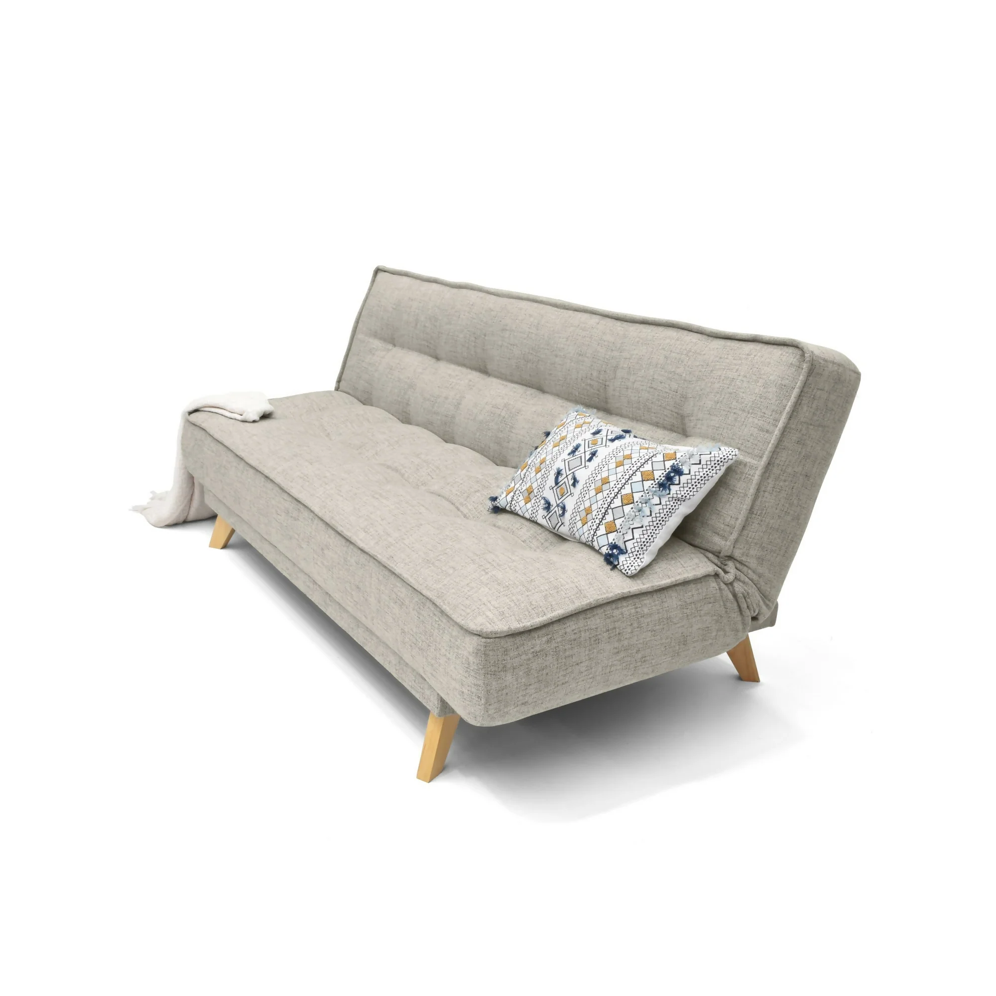 SOFA CAMA 3 POSICIONES GALES 180X90X84 TELA TAUPE - Image 6