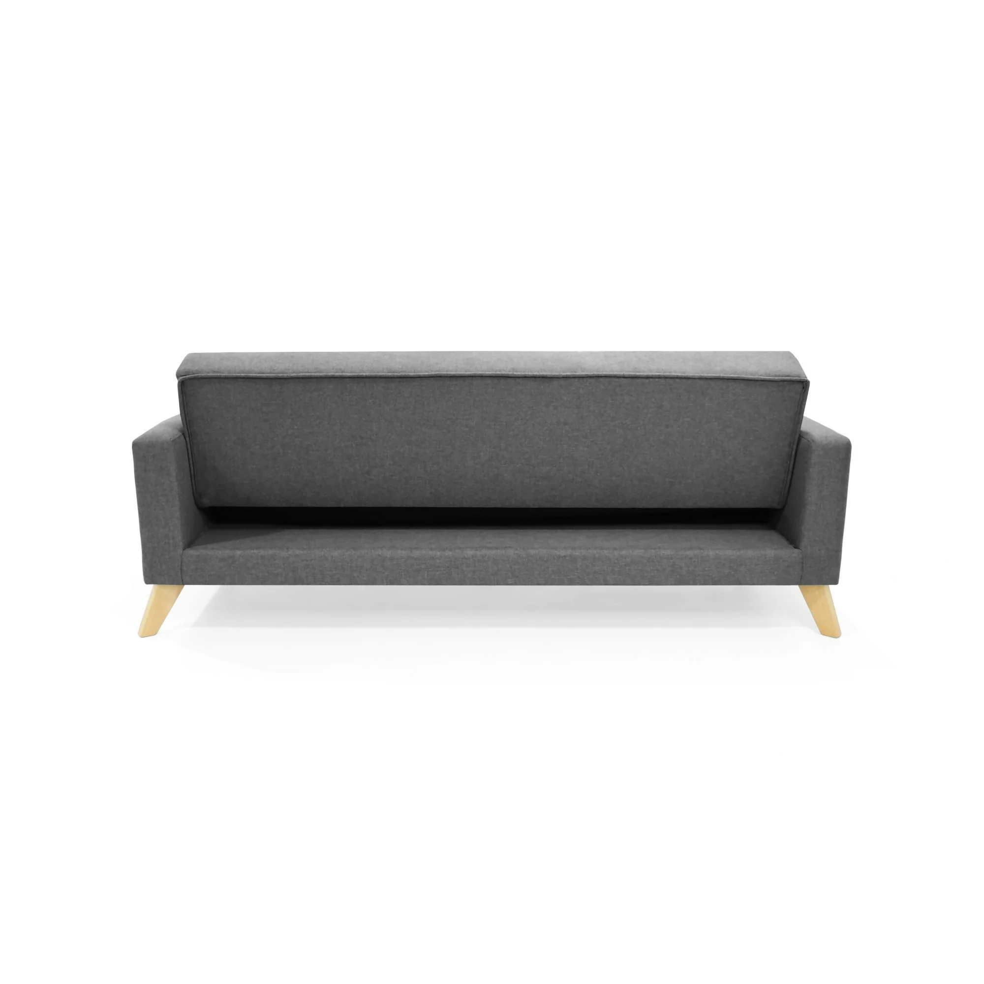 SOFA CAMA 3 POSICIONES SION 206X90X82 TELA GRIS - Image 5