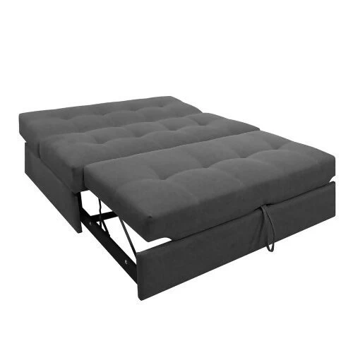 SOFA CAMA ANGELA 2 PUESTOS TELA GRIS - Image 2