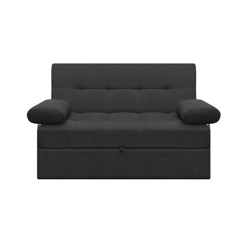 SOFA CAMA ANGELA CON BRAZOS ANTIFLUIDOS GRIS OSCURO - Image 3