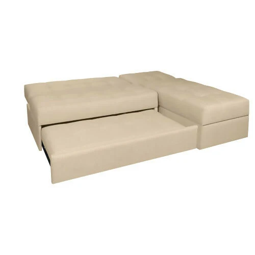 SOFA CAMA ANGELA EN L CON BRAZOS ANTIFLUIDOS BEIGUE - Image 5