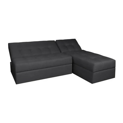 SOFA CAMA ANGELA EN L CON BRAZOS ANTIFLUIDOS GRIS OSCURO - Image 3