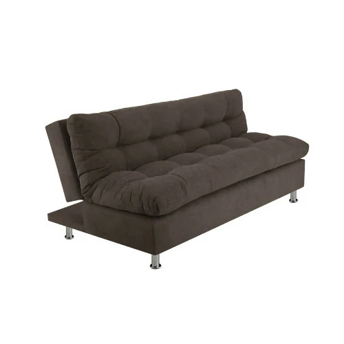 SOFÁ CAMA COMFORT TELA CAFÉ