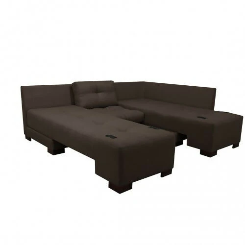 SOFA CAMA EN L STERIMBERG ANTIFLUIDOS CAFÉ - Image 6