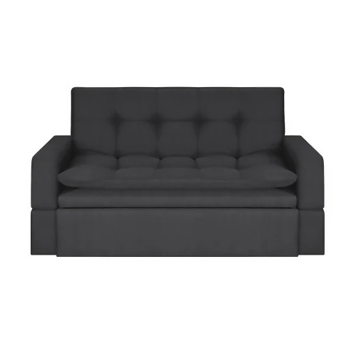 SOFA CAMA ETHEL ANTIFLUIDOS GRIS OSCURO