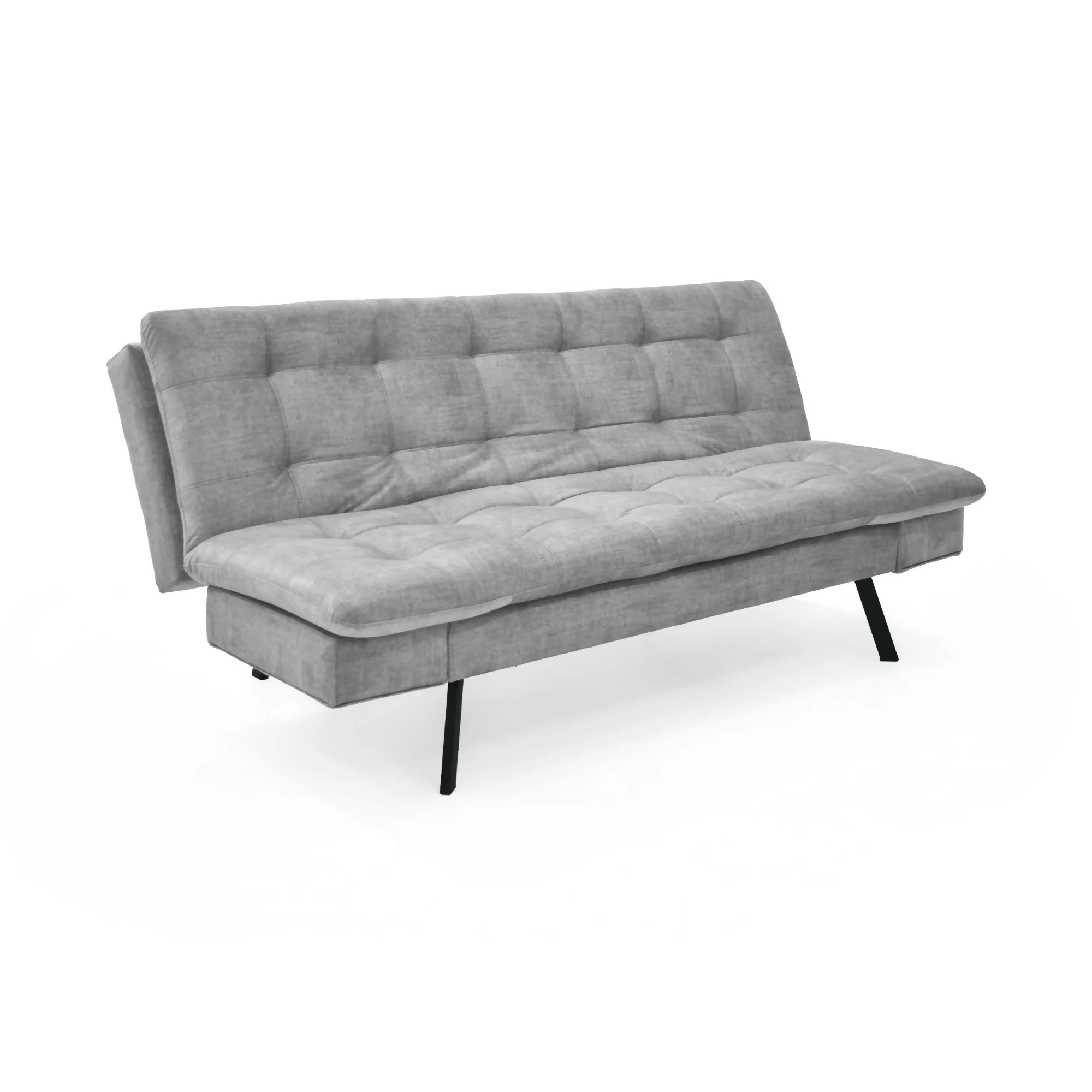 SOFA CAMA MILAN 176X90X78 RECLINABLE 3 POSICIONES TELA GRIS - Image 4