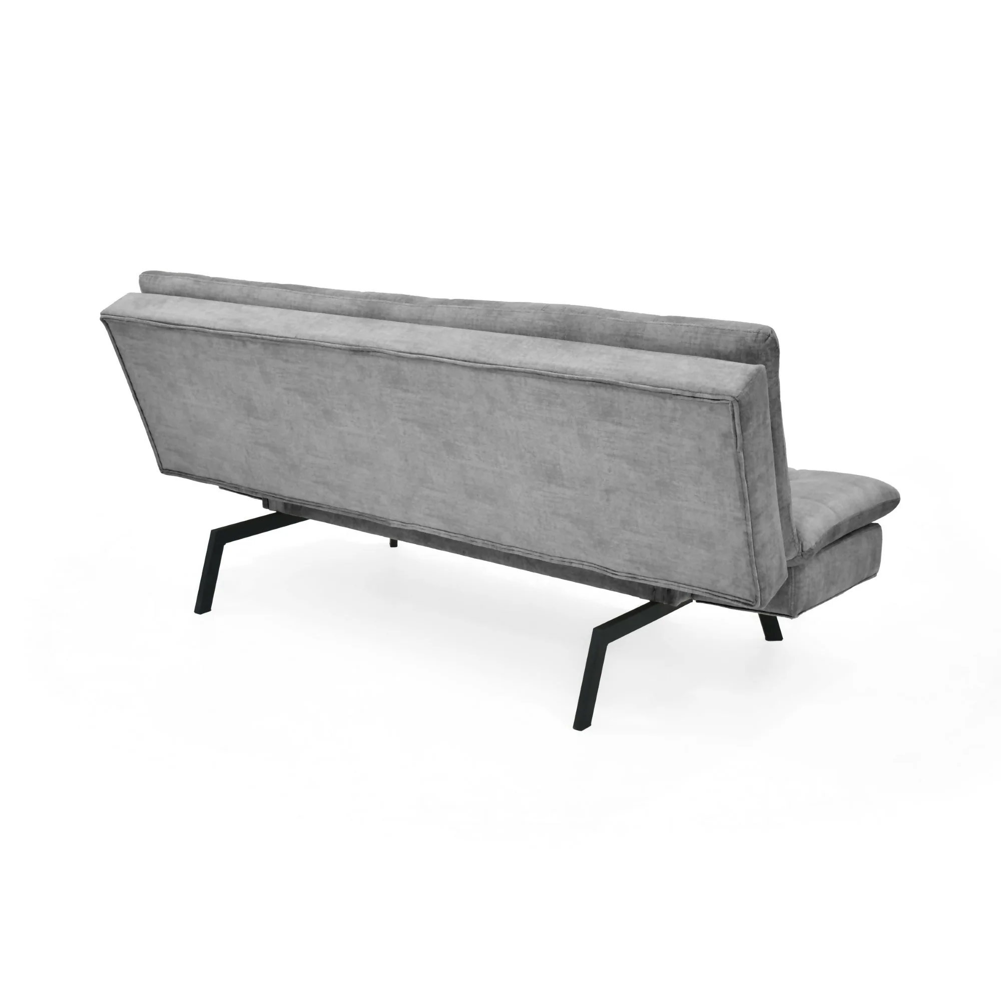 SOFA CAMA MILAN 176X90X78 RECLINABLE 3 POSICIONES TELA GRIS - Image 5