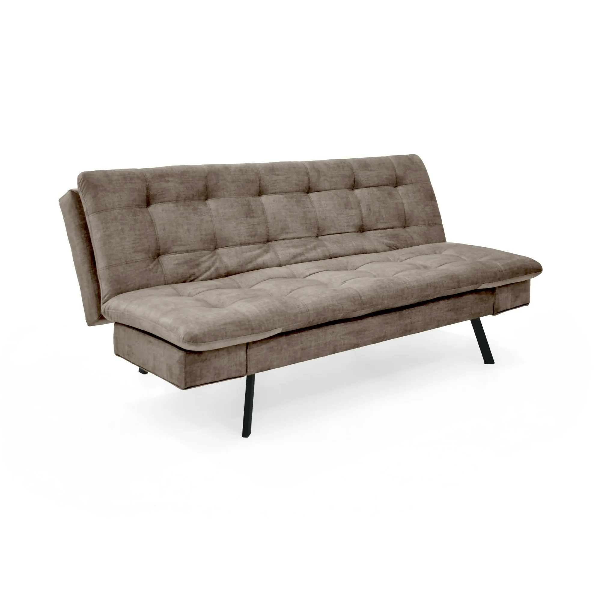 SOFA CAMA MILAN 176X90X78 RECLINABLE 3 POSICIONES TELA TAUPE - Image 4