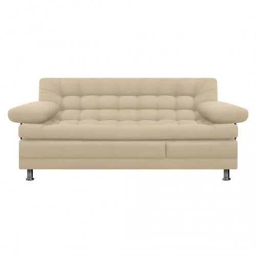 SOFA CAMA MULTIFUNCIONAL EURO 2 PUESTOS CON BRAZOS ANTIFLUIDOS BEIGE