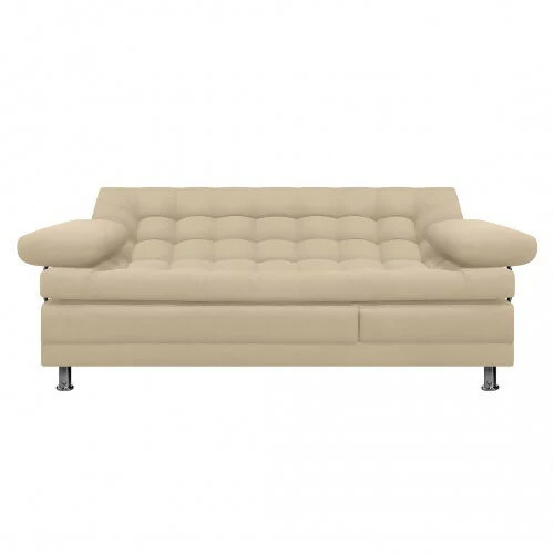 SOFA CAMA MULTIFUNCIONAL EURO 2 PUESTOS CON BRAZOS ANTIFLUIDOS BEIGE - Image 2