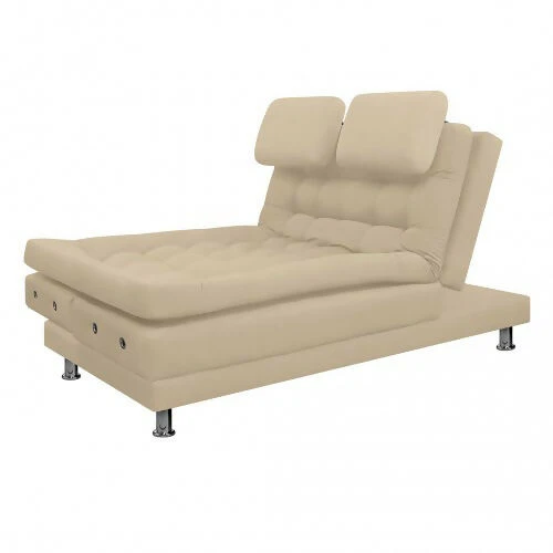 SOFA CAMA MULTIFUNCIONAL EURO 2 PUESTOS CON BRAZOS ANTIFLUIDOS BEIGE - Image 5