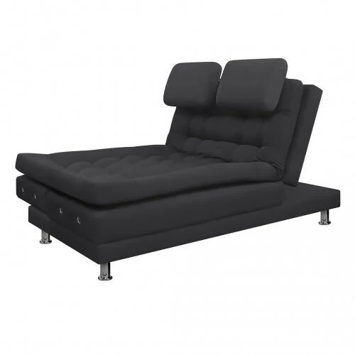 SOFA CAMA MULTIFUNCIONAL EURO 2 PUESTOS CON BRAZOS ANTIFLUIDOS GRIS OSCURO - Image 5