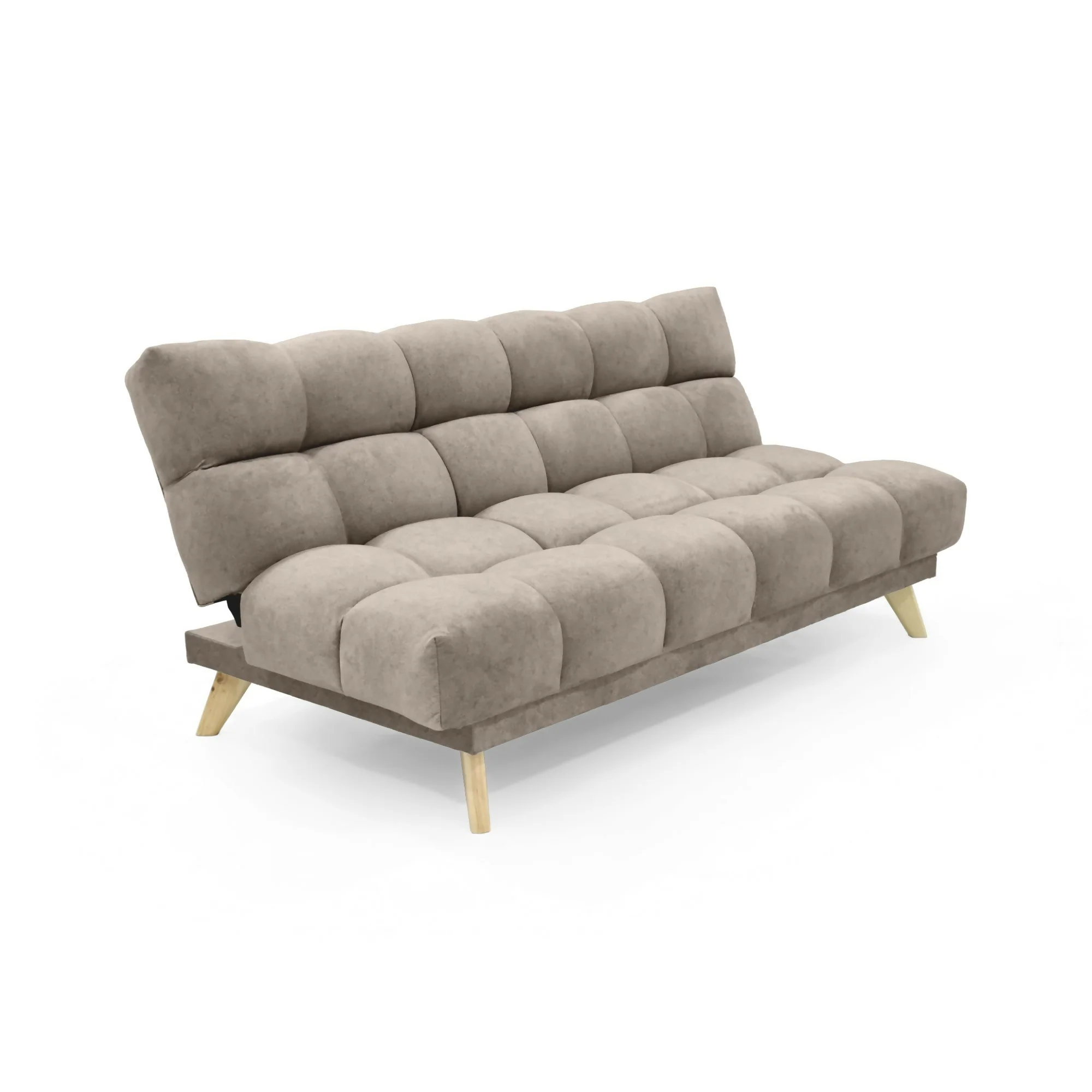 SOFA CAMA NUBO RECLINABLE 178X92X82 TELA TAUPE - Image 4