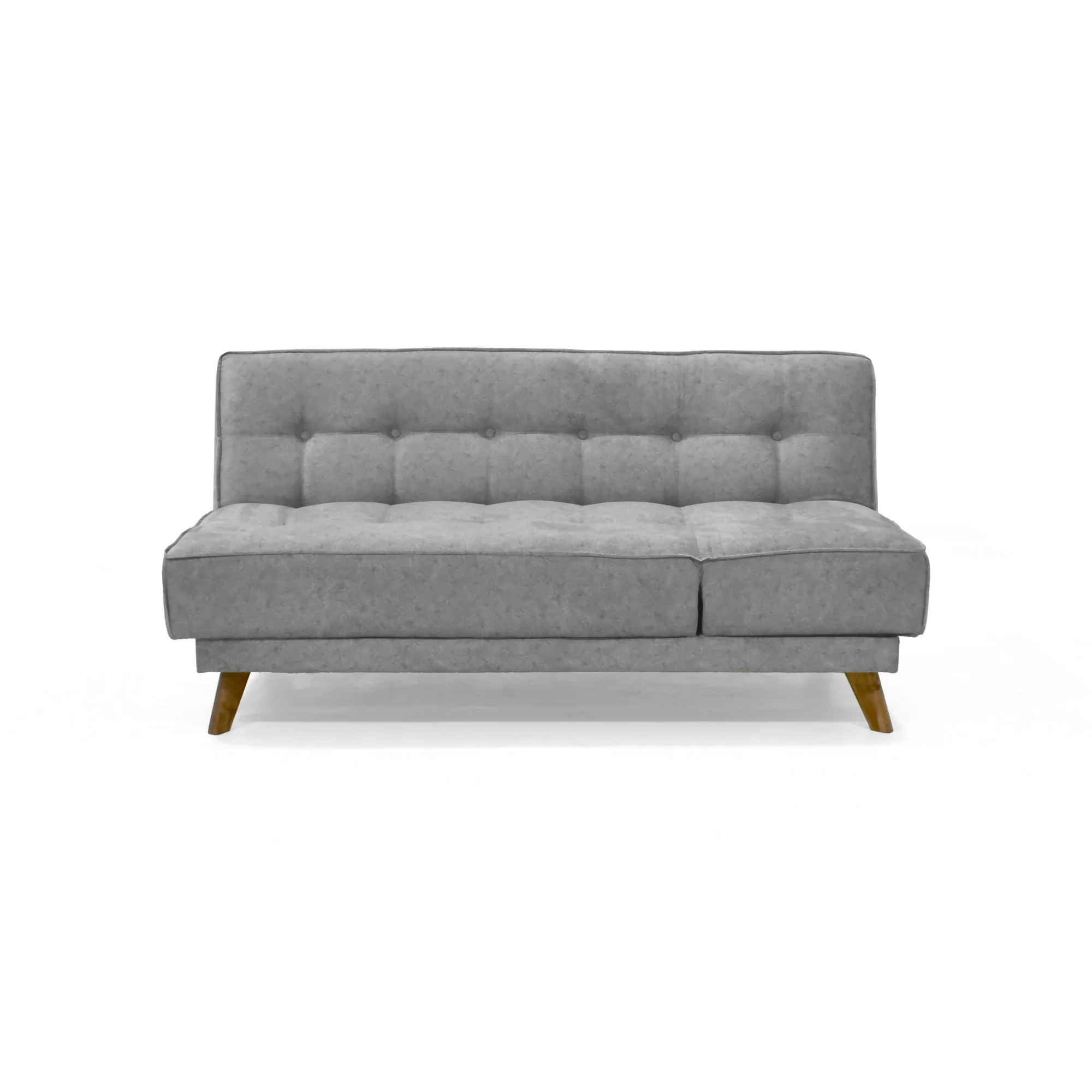 SOFA CAMA PETRA 177X89X83 RECLINABLE EN 5 POSICIONES TELA GRIS