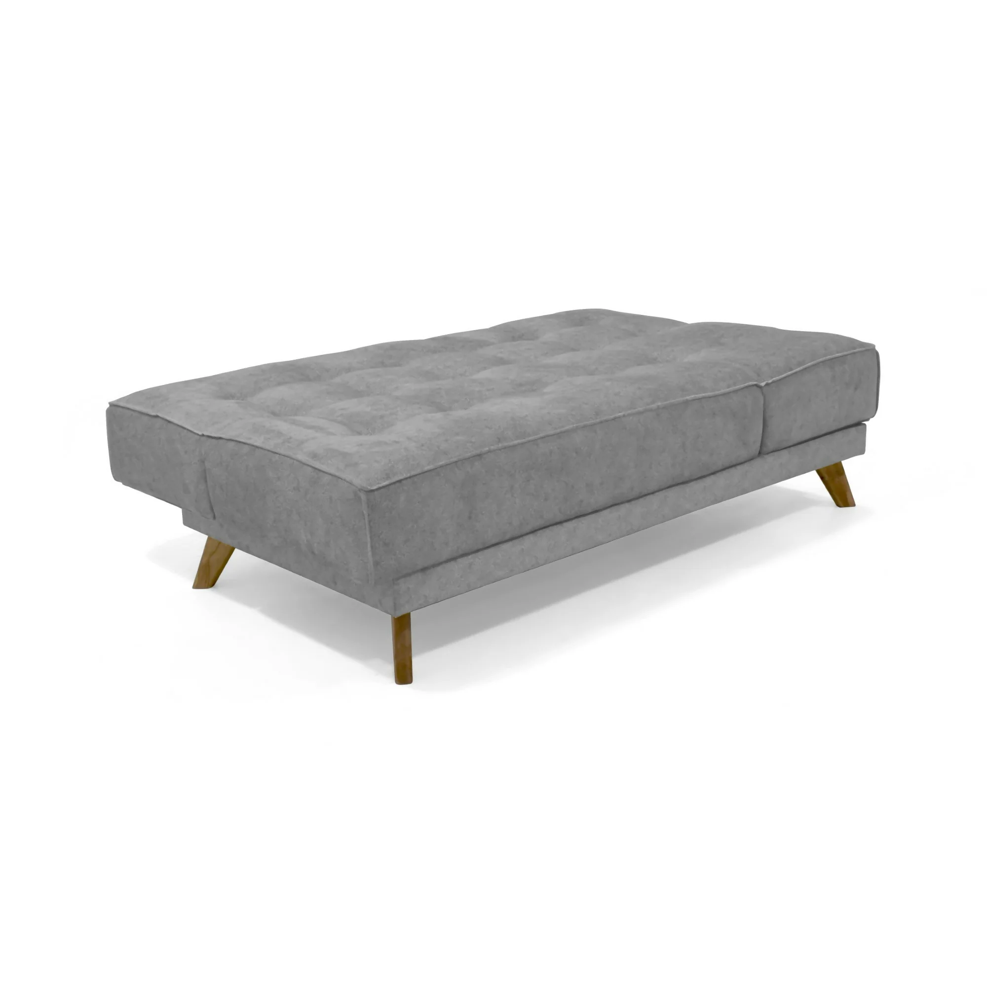 SOFA CAMA PETRA 177X89X83 RECLINABLE EN 5 POSICIONES TELA GRIS - Image 3