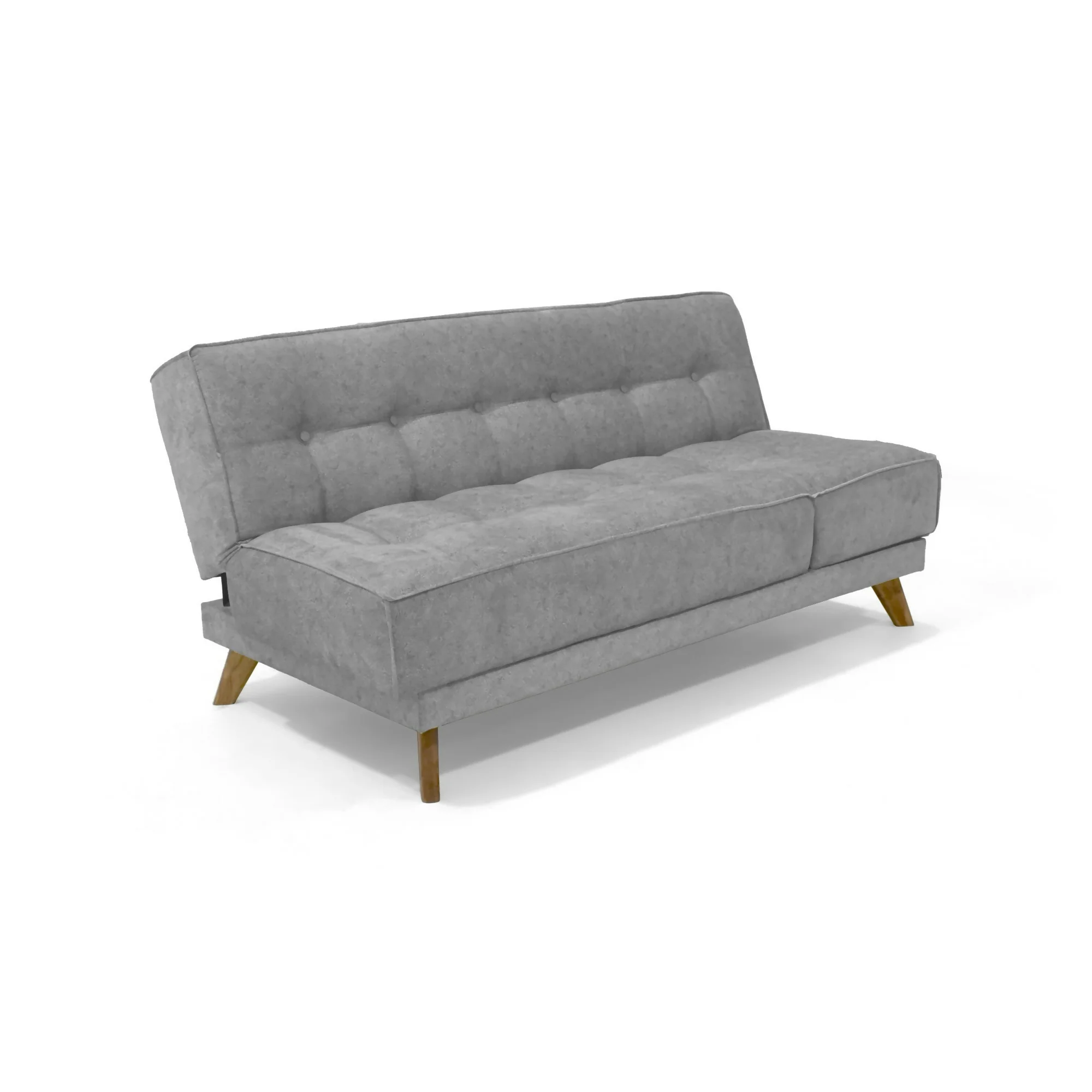 SOFA CAMA PETRA 177X89X83 RECLINABLE EN 5 POSICIONES TELA GRIS - Image 4