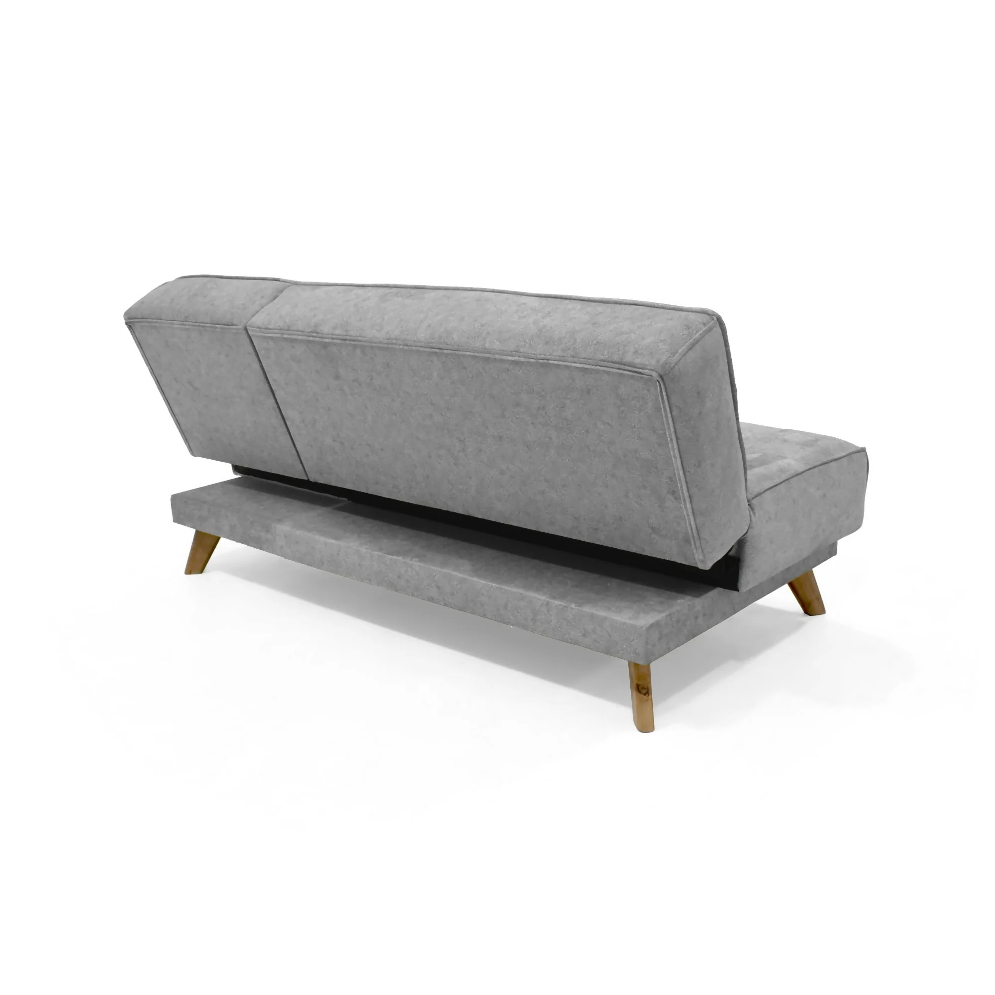 SOFA CAMA PETRA 177X89X83 RECLINABLE EN 5 POSICIONES TELA GRIS - Image 5