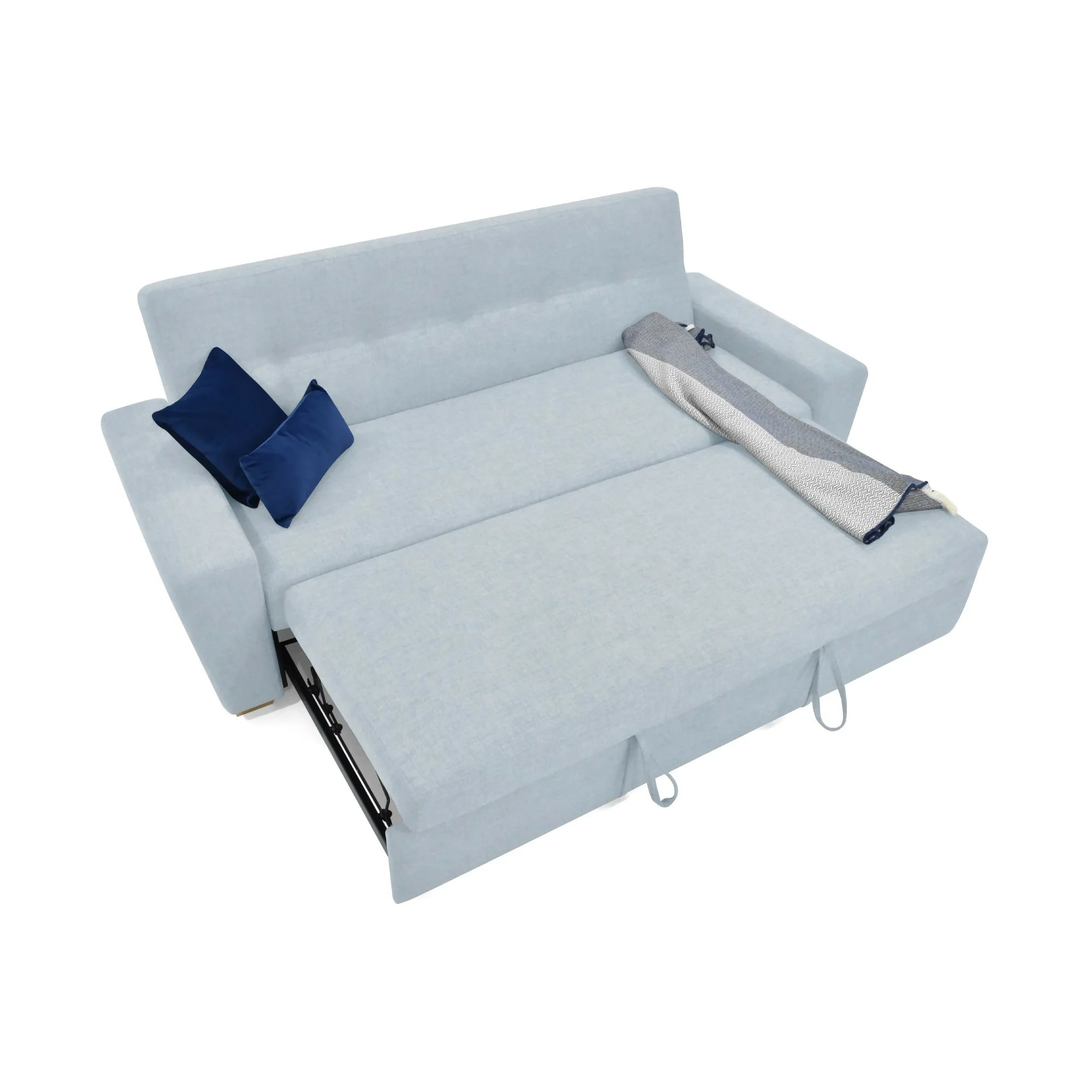SOFA CAMA RECLINABLE HAMBURGO 210X88X87 TELA PLATA - Image 3