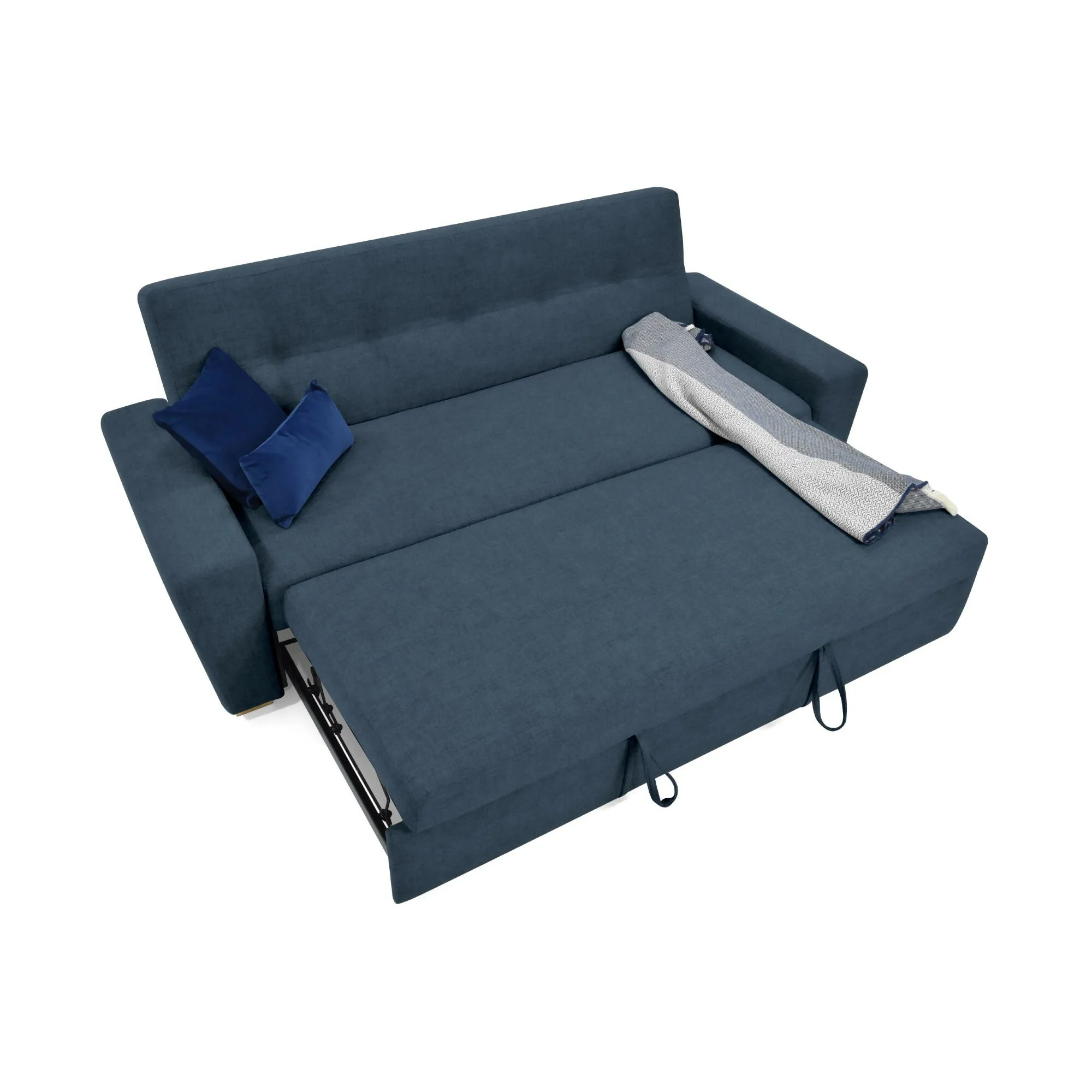 SOFA CAMA RECLINABLE HAMBURGO 210X88X87 TELA PLOMO - Image 4